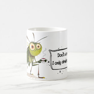 Organic Mosquito Cartoon – Funny Quote Kaffemugg