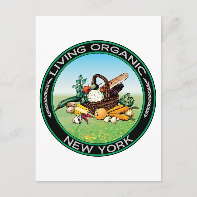 Organic New York Vykort (Framsida)