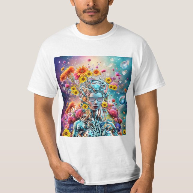 Organic Robot T Shirt (Framsida)