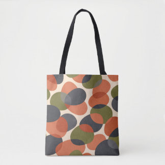 Organic Shape, Warm Minimal Abstract Pattern  Tygkasse
