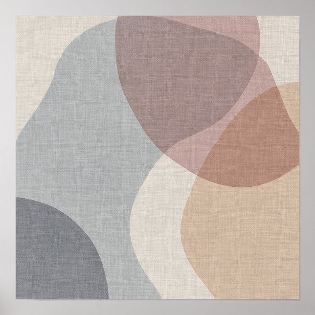 Organic Silence Minimalist Design Poster (Framsidan)