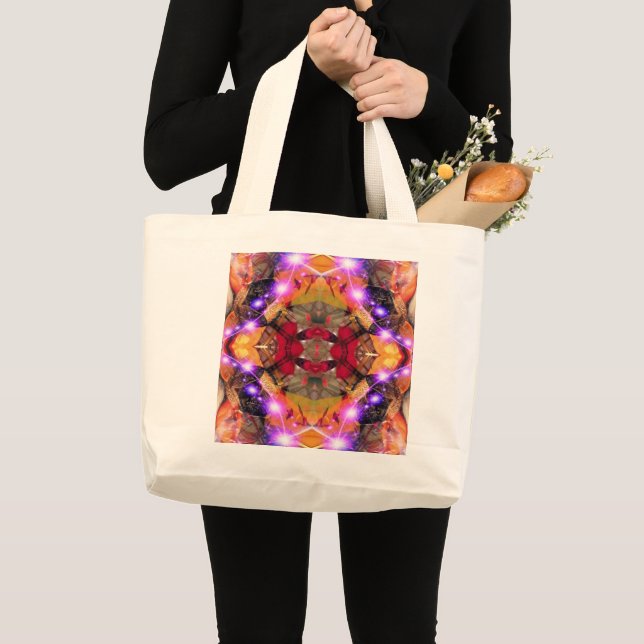 Organic Star Large Tote Bag Jumbo Tygkasse (Framsida (produkt))