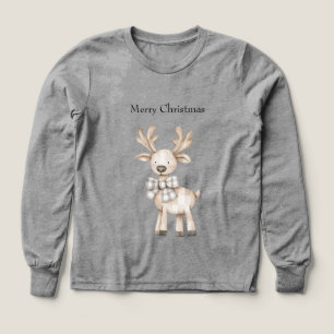Organic Tan Cream Play Rand julrenar T Shirt