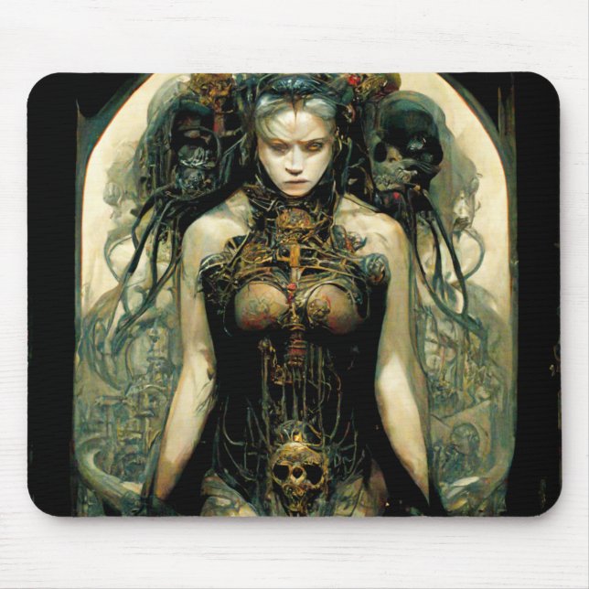 Organic Tech Woman Fantasy Sci-Fi Musmatta (Framsidan)
