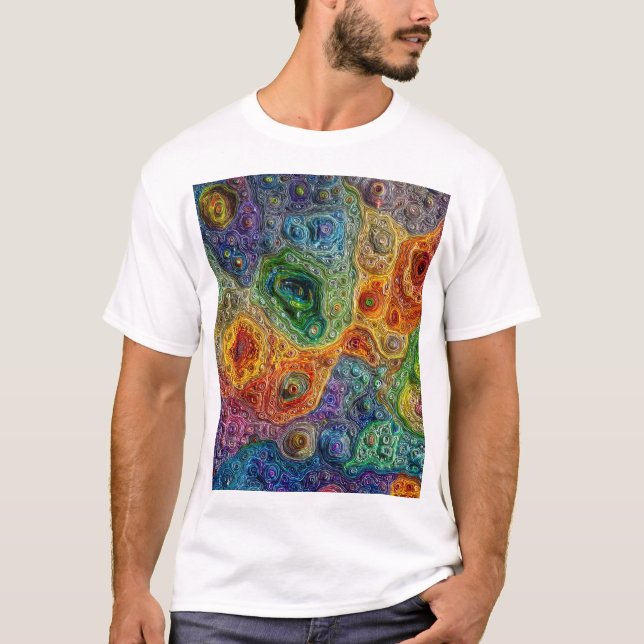 Organic Waves T Shirt (Framsida)