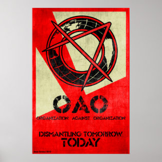 Organisation mot organisation poster