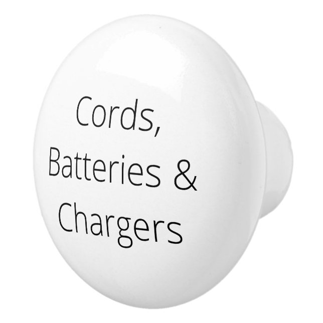 Organisationsdekret, kordgarn, batterier och ladda knopp (Höger)