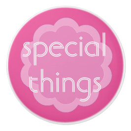 Organisationsknapp för rosa av speciella sak knopp