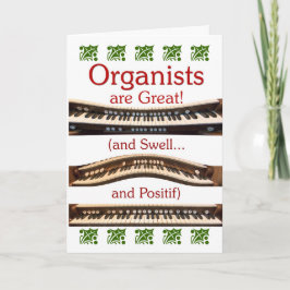 "Organisatörer är underbara" julkort Helgkort