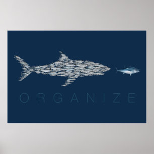 Organisera fisken poster