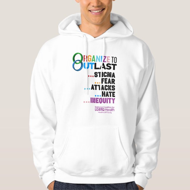 Organisera för att Överleva Hoodie (Framsida)