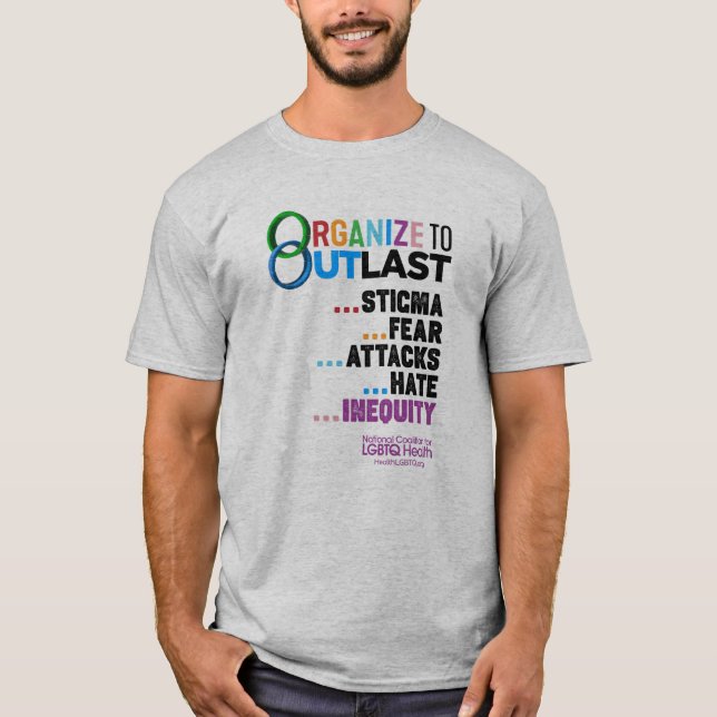 Organisera för att Överleva T-Shirt (Framsida)