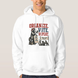 Organisera. Röstera. Upprepa. Hoodie