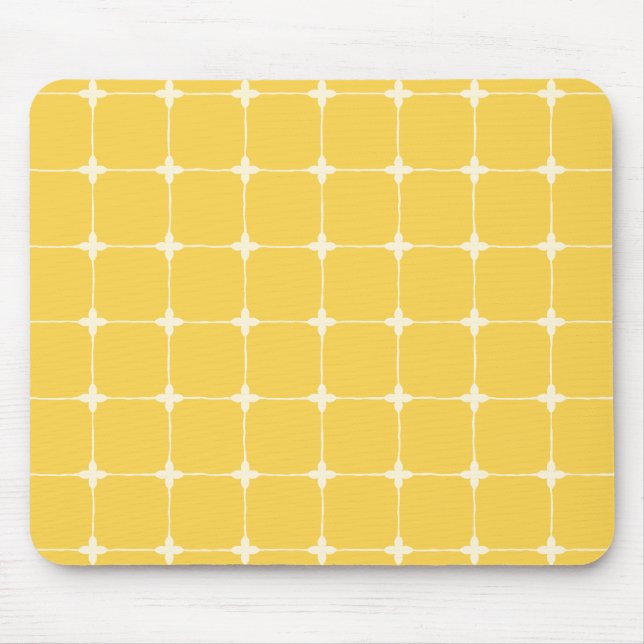 Organiserad Neutral Rutnät Minimalistisk Amber & K Musmatta (Framsidan)