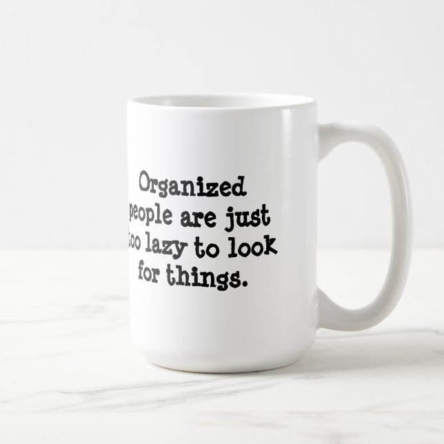 Organiserat folk kaffemugg (Höger)