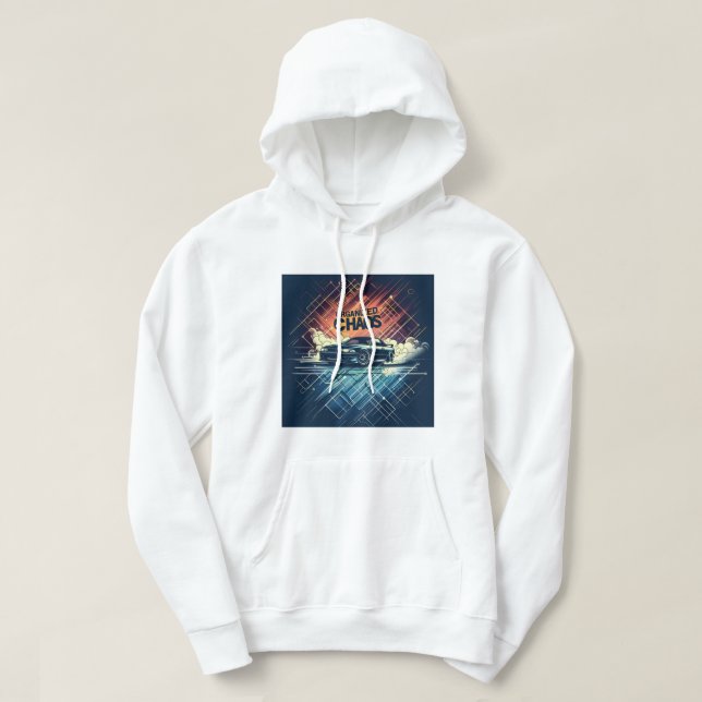 Organiserat kaos- Drivning Hoodie (Design framsida)