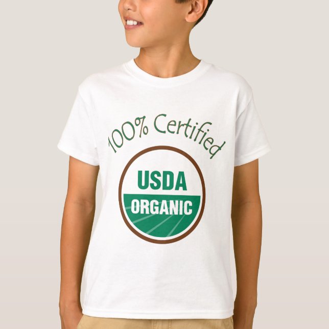 Organisk 100% auktoriserad USDA Tröja (Framsida)