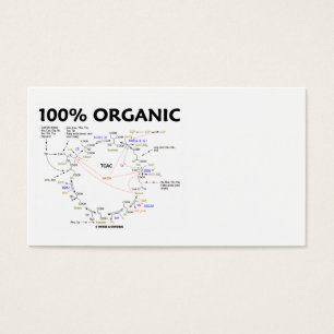 Organisk 100% (Krebs cyklar - citronsyra cyklar), Visitkort