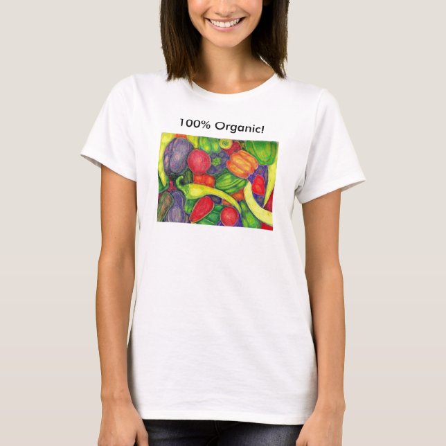 Organisk 100%! tee shirt (Framsida)