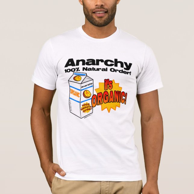 Organisk anarki tee shirt (Framsida)