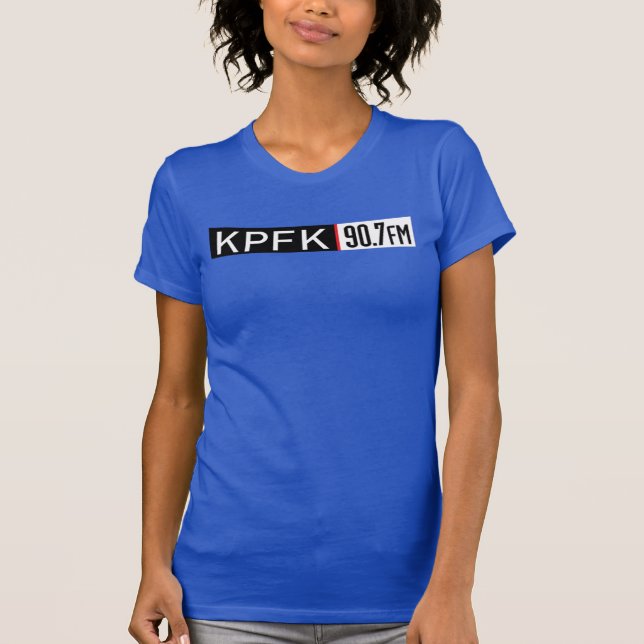Organisk bomullstanktop för KPFK 100% Tee Shirt (Framsida)