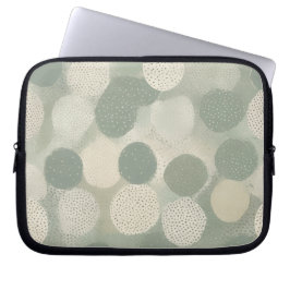 Organisk cirkelblandare mönster laptop fodral