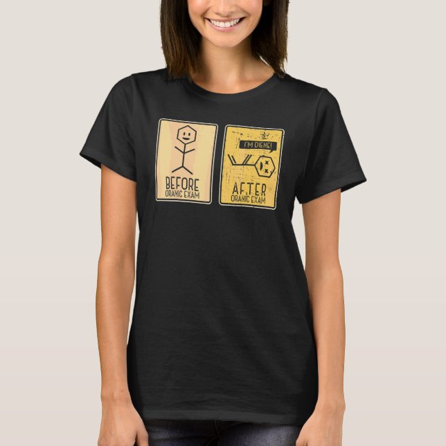 Organisk Exam  Kemijoke T Shirt (Framsida)