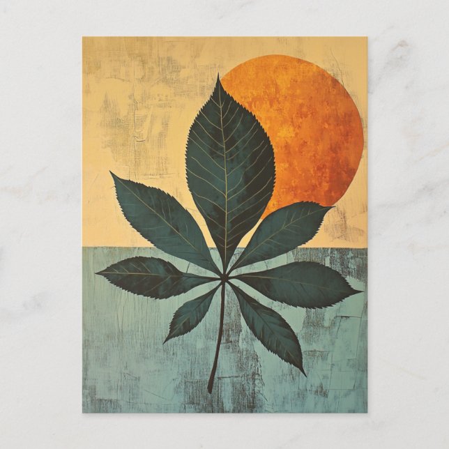 Organisk geometri #124 vykort (Framsida)