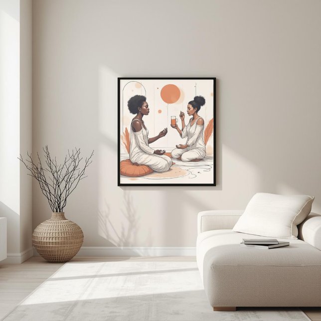 Organisk geometri – Modern naturfusion III Poster (Skapare uppladdad)