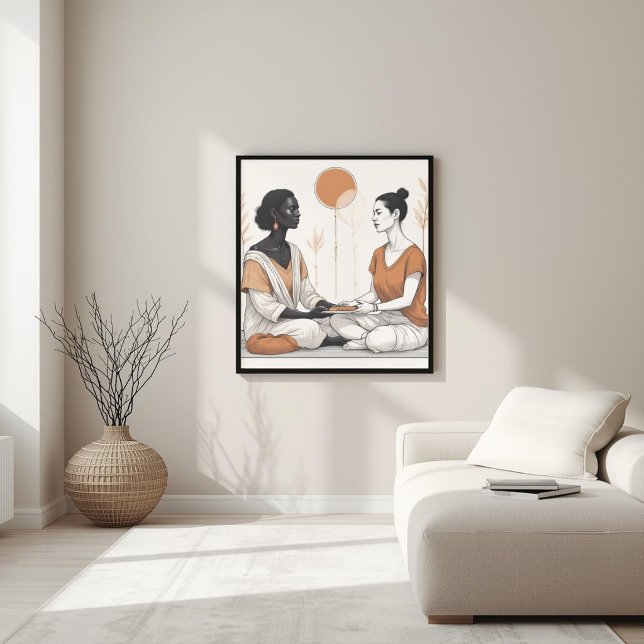 Organisk geometri – Modern naturfusion XI Poster (Skapare uppladdad)