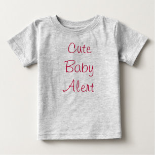 Organisk gullig baby t-shirt