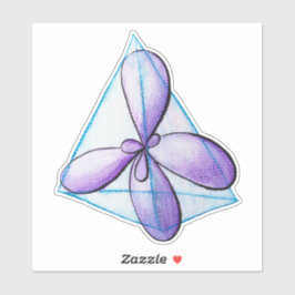 Organisk kemi Moecule Atomic Orbitals Science Klistermärken