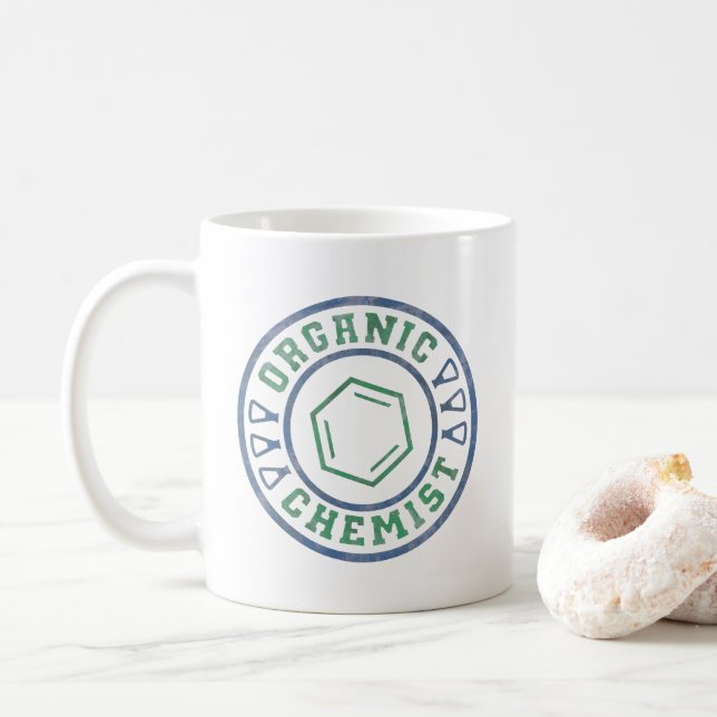 Organisk kemist kaffemugg (Med munk)
