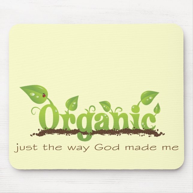Organisk kristen mousepad musmatta (Framsidan)