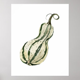 Organisk kvadrat med vattenfärg poster