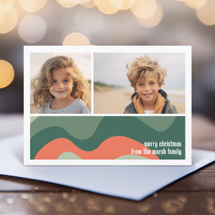 Organisk Linje Abstrakt Konst - 1 Foto Jade Tanger Julkort