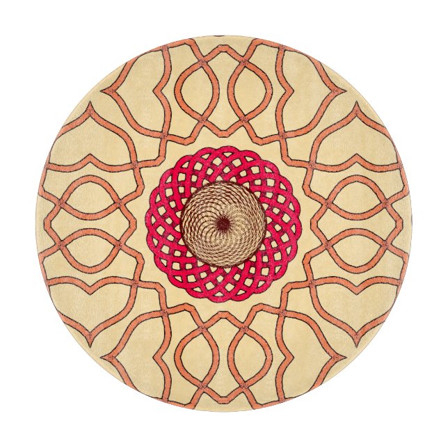 Organisk Mandala Spiraldesign (Framsidan)
