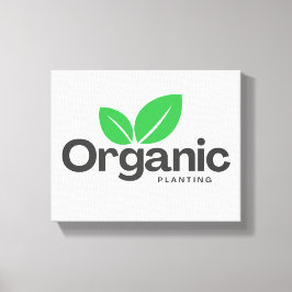 Organisk planering canvastryck