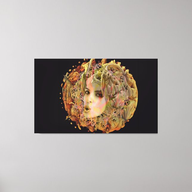 Organisk planet canvastryck (Framsida)