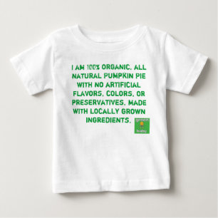 Organisk pumpapaj tee shirt