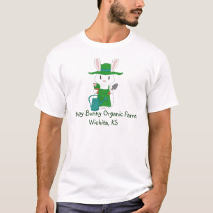 Organisk skjorta för trädgårdarbeteaste kanin t shirt