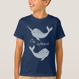 Organisk T-tröja för Narwhal Oh val (barnet) T Shirt