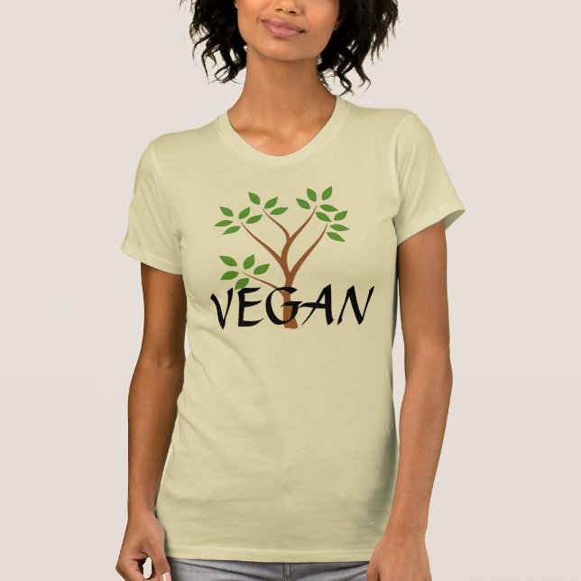 Organisk utslagsplats för Vegan T-shirt (Framsida)