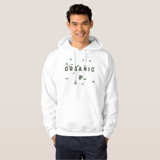 Organisk vit sweatshirt