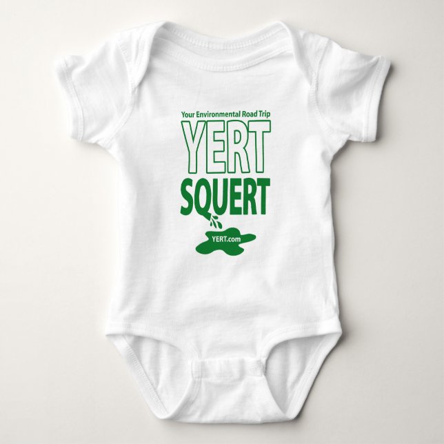 Organisk YERTSQUERT Tee Shirt (Framsida)