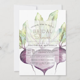 Organiska betor | Veggie | Möhippa för vattenfärg Inbjudningar