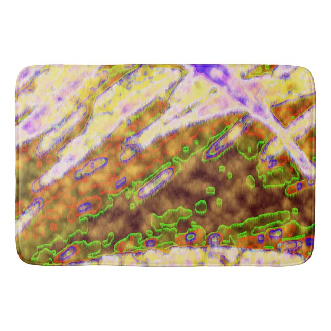 Organiska elektriska Gröntar Badrumsmatta (Framsidan)