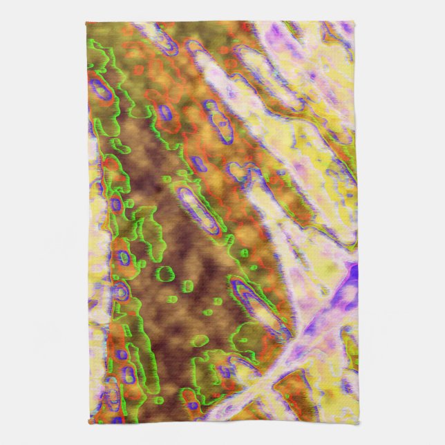 Organiska elektriska Gröntar Kökshandduk (Vertikal)