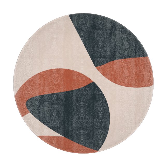 Organiska former varma toner modern   (Framsidan)