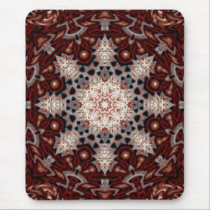 Organiska Mushroom Snowflake Mousepad Musmatta
